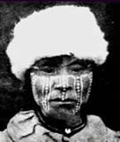 Mujer yagan pintada  para el Chiejaus de 1922